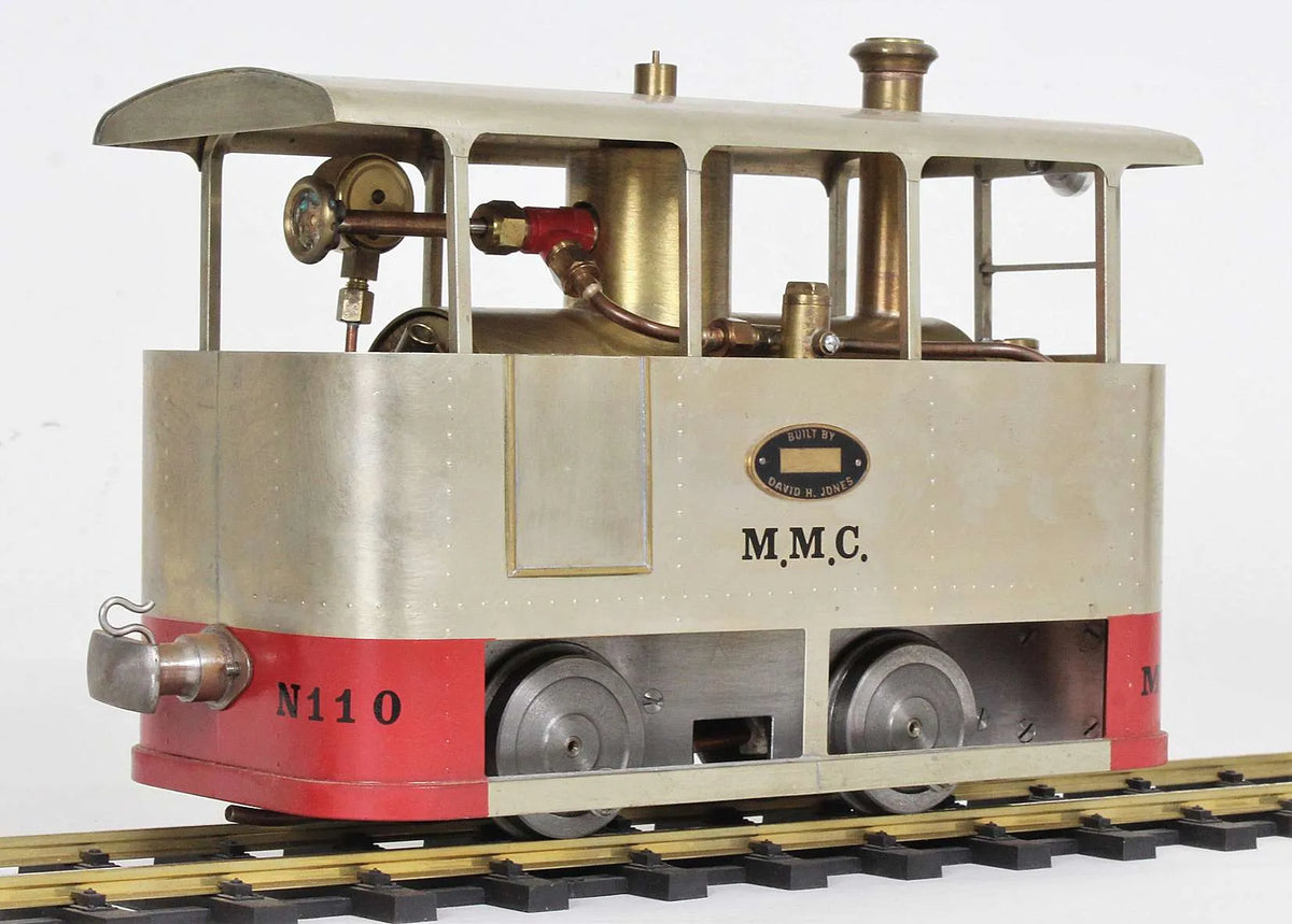 Gauge 1 spirit-fired steam tram