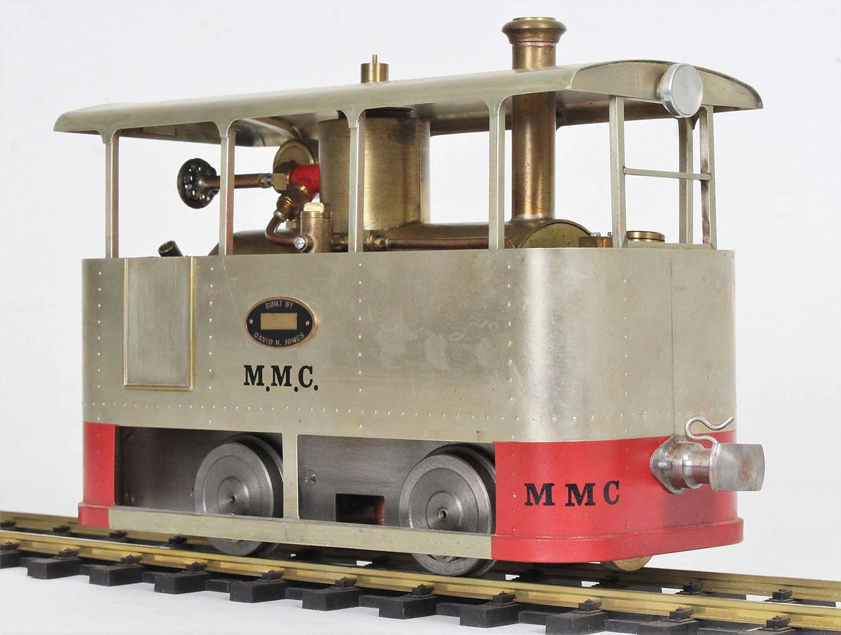 Gauge 1 spirit-fired steam tram