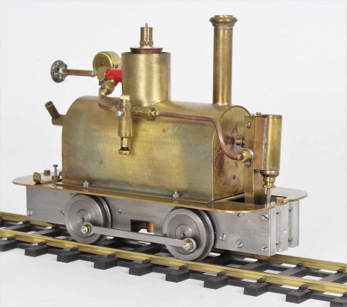 Gauge 1 spirit-fired steam tram