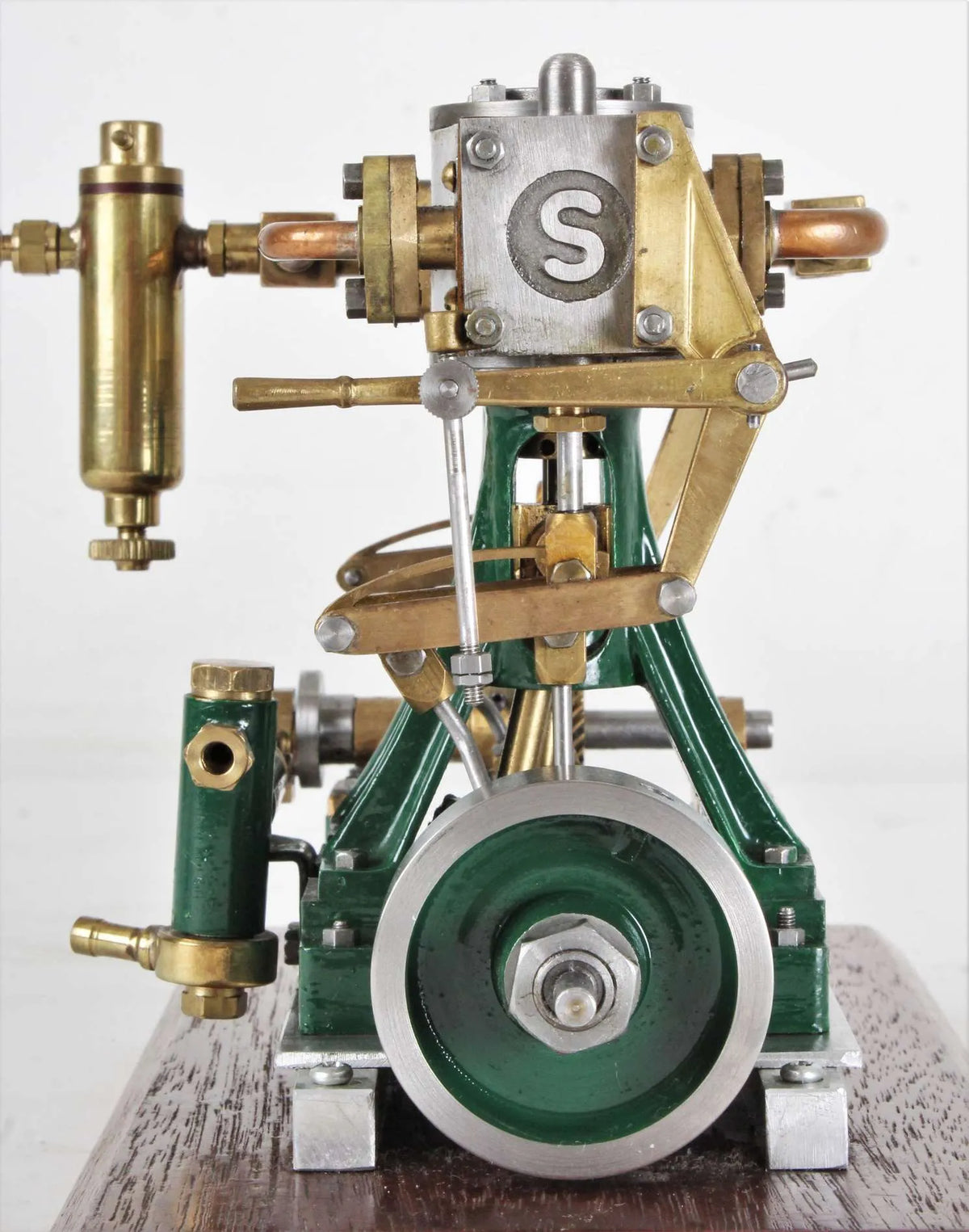 Stuart Double Ten with reversing gear and feed pump