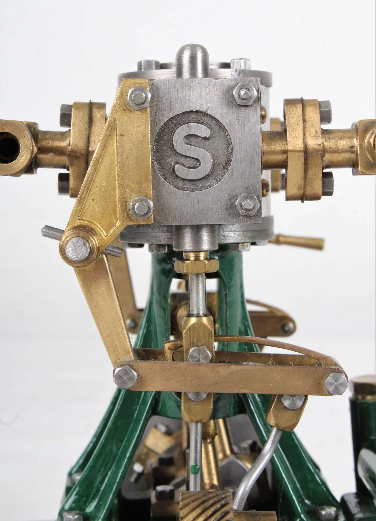 Stuart Double Ten with reversing gear and feed pump