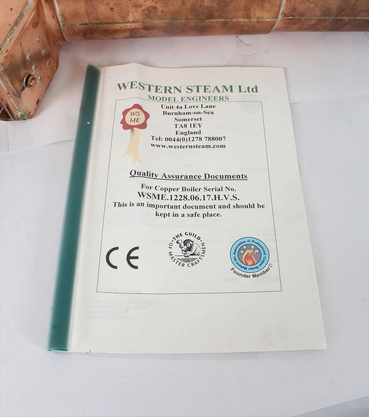 New 5 inch gauge Western Steam Black 5 boiler