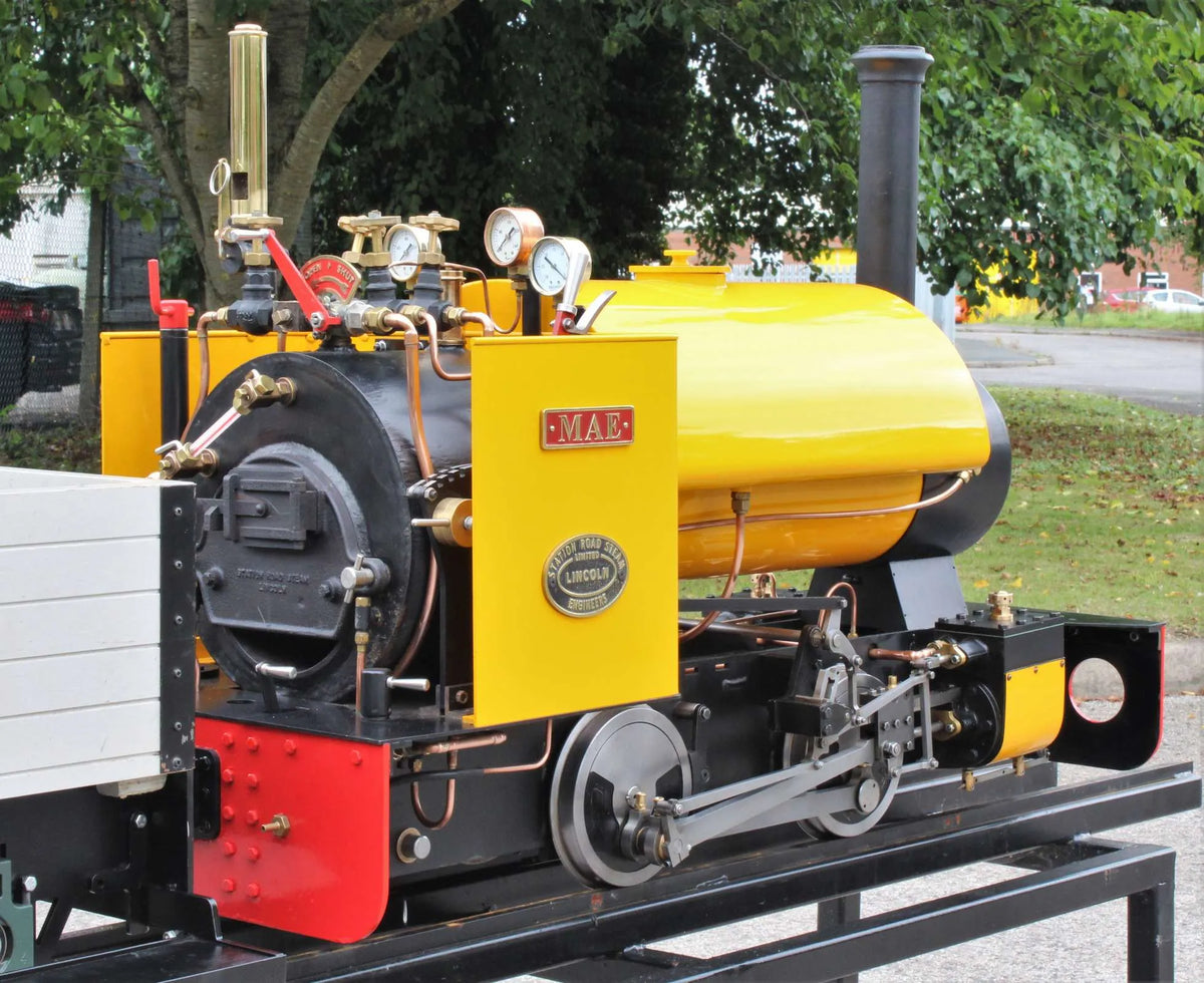 7 1/4 inch gauge Stafford 0-4-0ST works number 1312, with driving truck