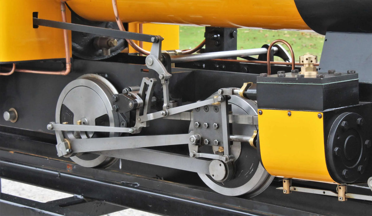 7 1/4 inch gauge Stafford 0-4-0ST works number 1312, with driving truck