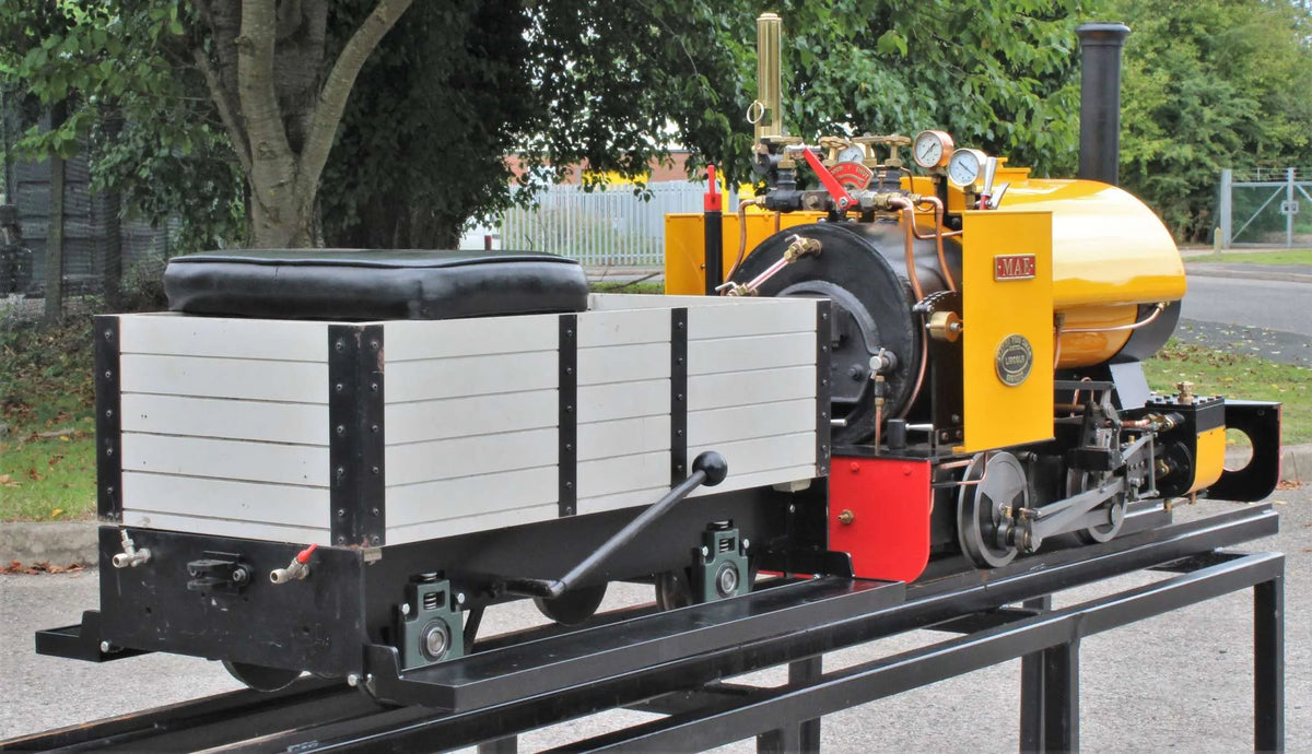7 1/4 inch gauge Stafford 0-4-0ST works number 1312, with driving truck