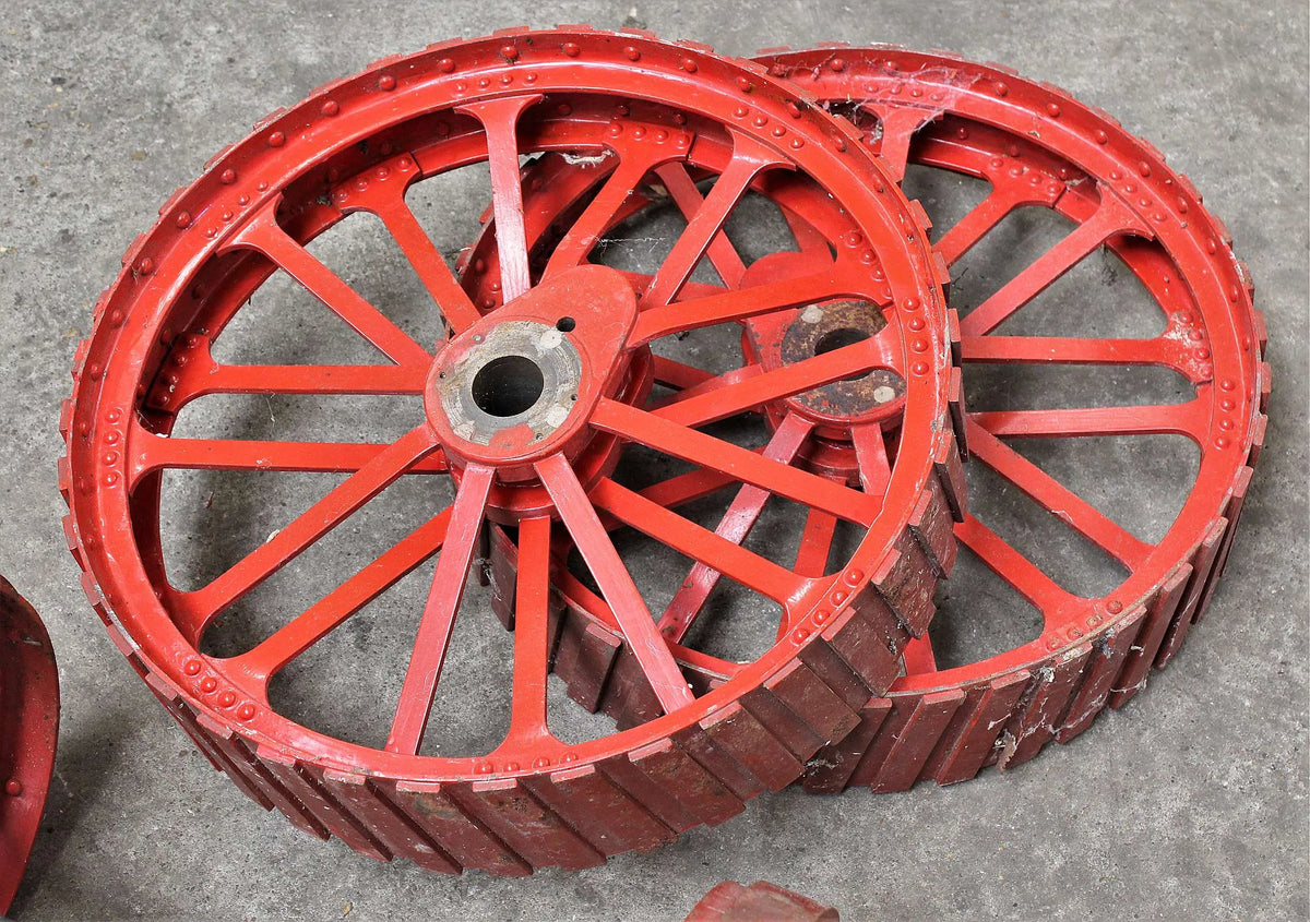 Set of wheels for 3 inch scale Foster traction engine