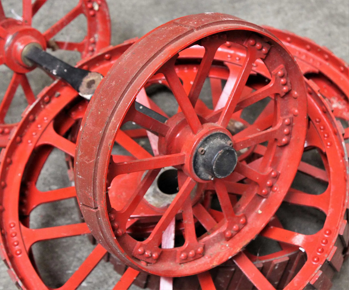 Set of wheels for 3 inch scale Foster traction engine