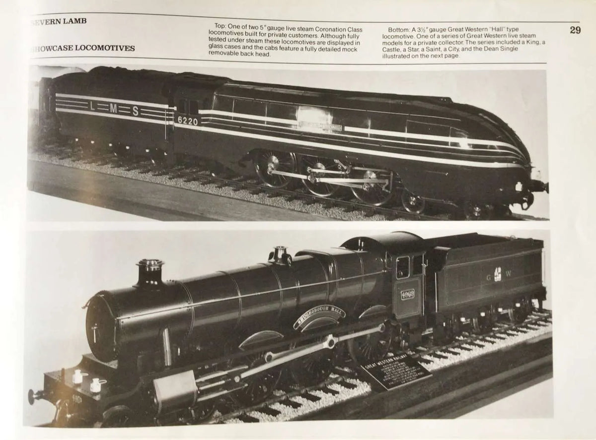 3 1/2 inch gauge GWR 4-6-0 "Shugborough Hall"