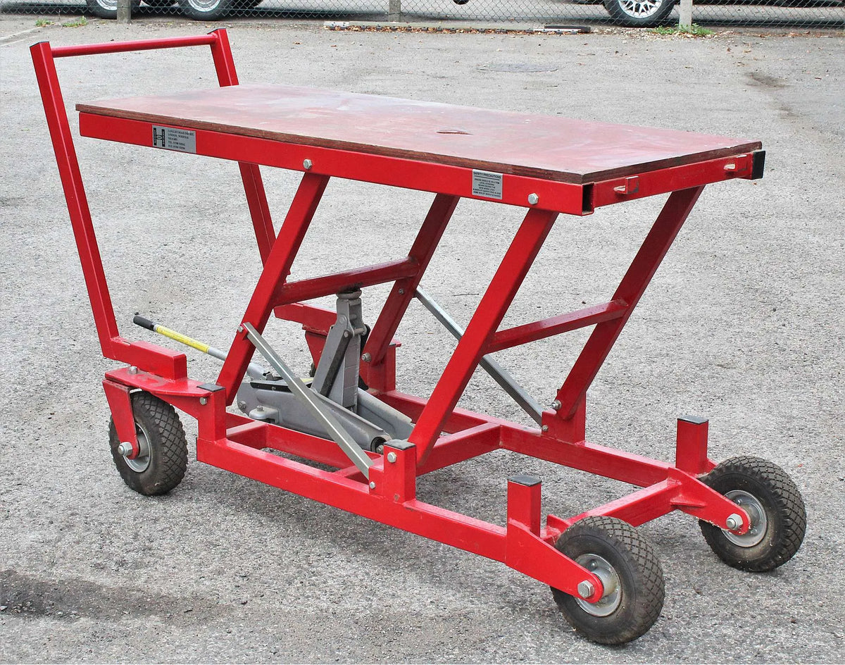Hydraulic lift table