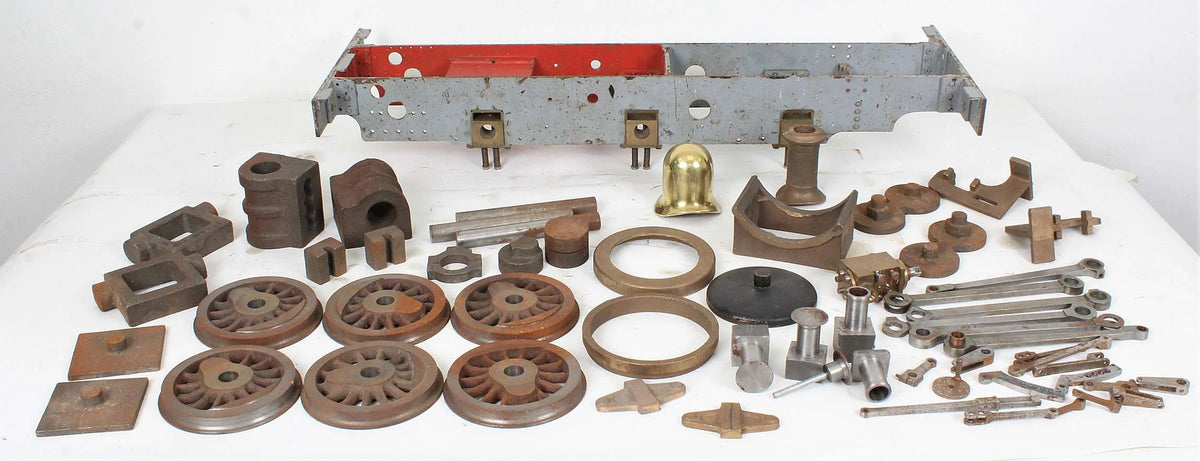5 inch gauge part-built "Simplex" frames & castings