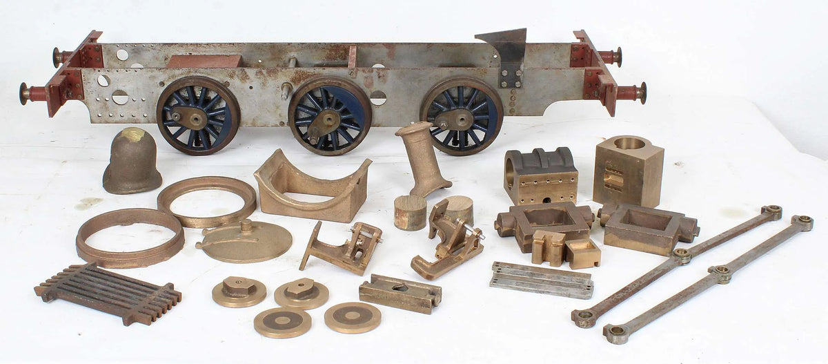 5 inch gauge part-built "Simplex" chassis & castings