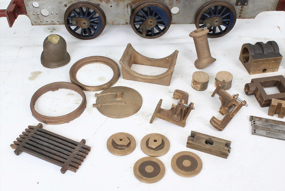 5 inch gauge part-built "Simplex" chassis & castings