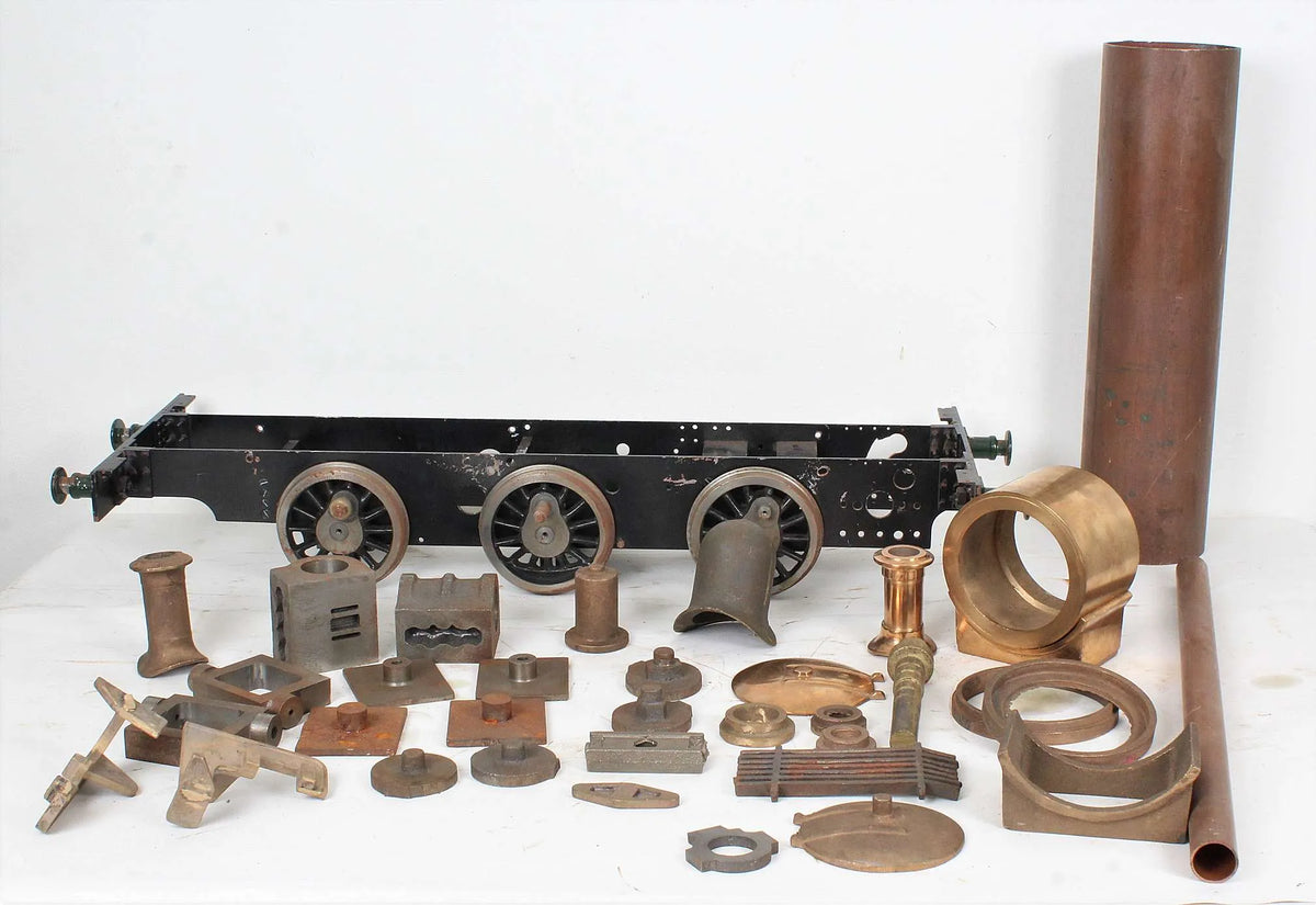 5 inch gauge part-built "Simplex" chassis & castings
