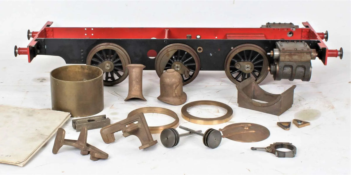 5 inch gauge part-built "Simplex" chassis & castings