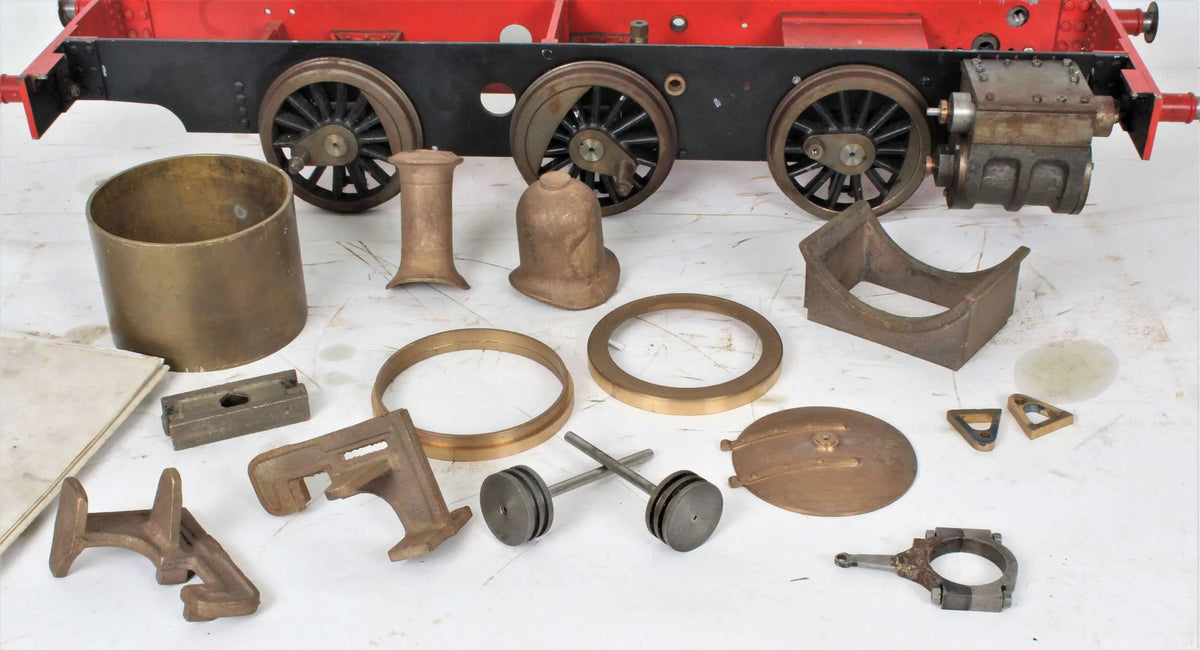 5 inch gauge part-built "Simplex" chassis & castings
