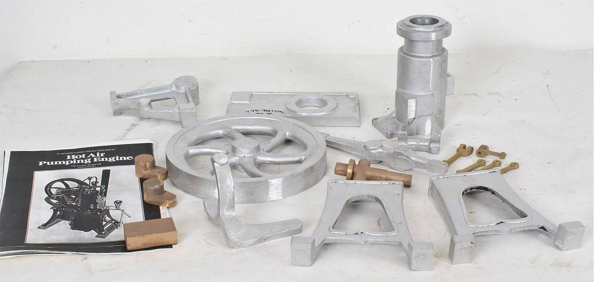 Rider-Ericsson hot air pumping engine castings