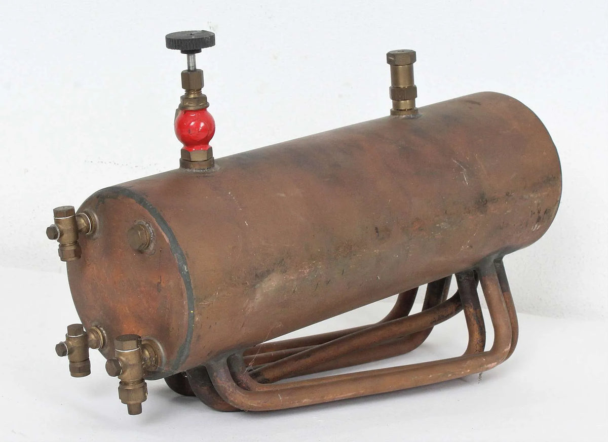 Stuart 504 boiler with spirit burner and hand pump