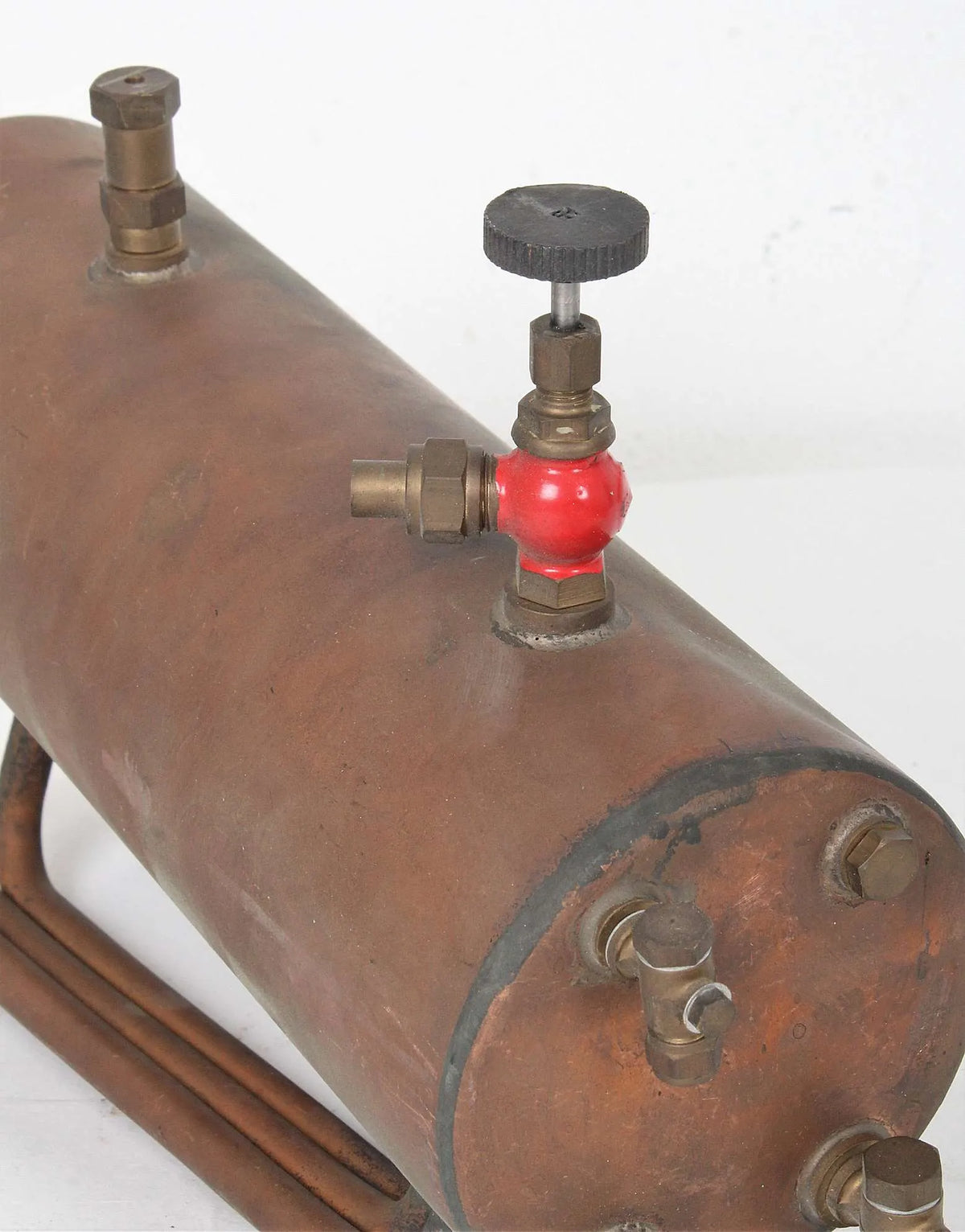 Stuart 504 boiler with spirit burner and hand pump