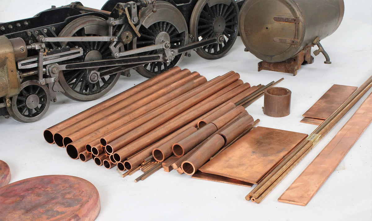 3 1/2 inch gauge "Britannia", chassis, flanged boiler kit, tender