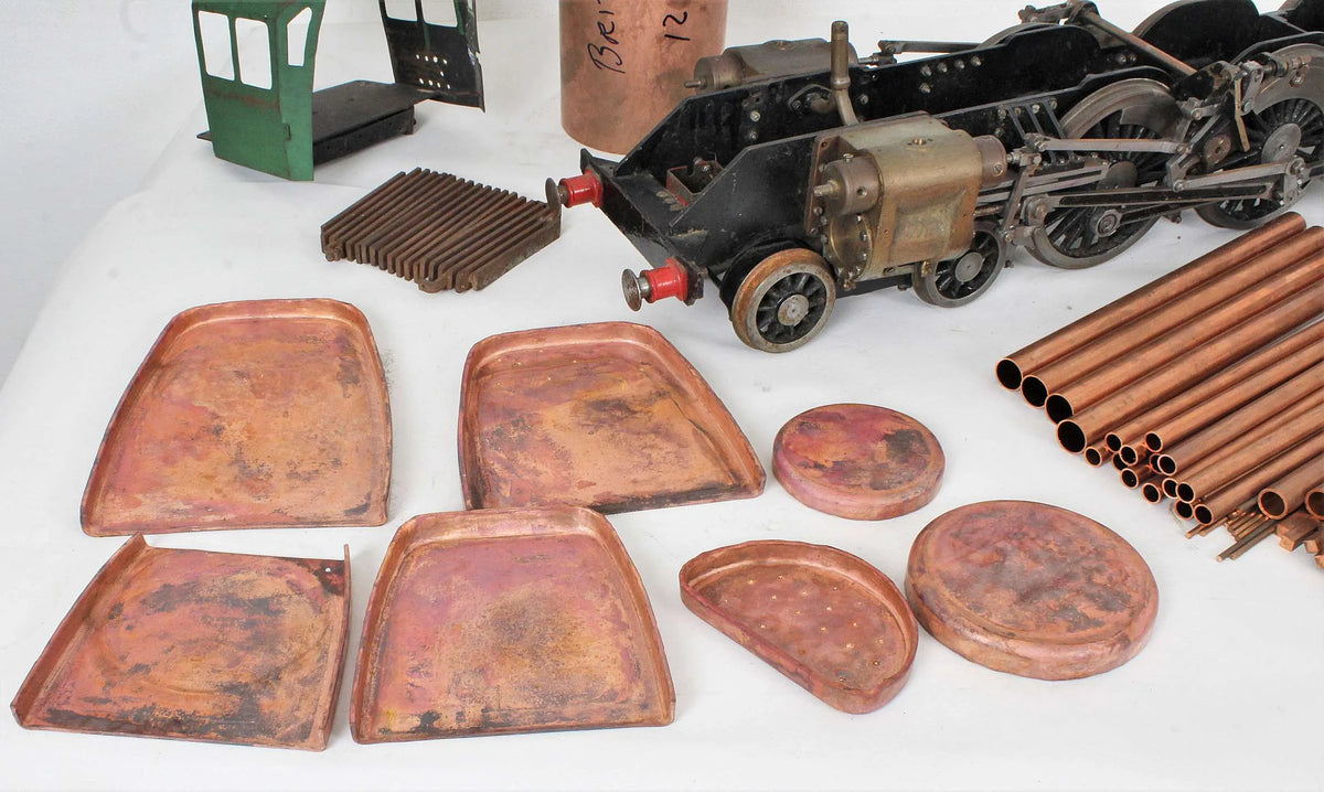 3 1/2 inch gauge "Britannia", chassis, flanged boiler kit, tender