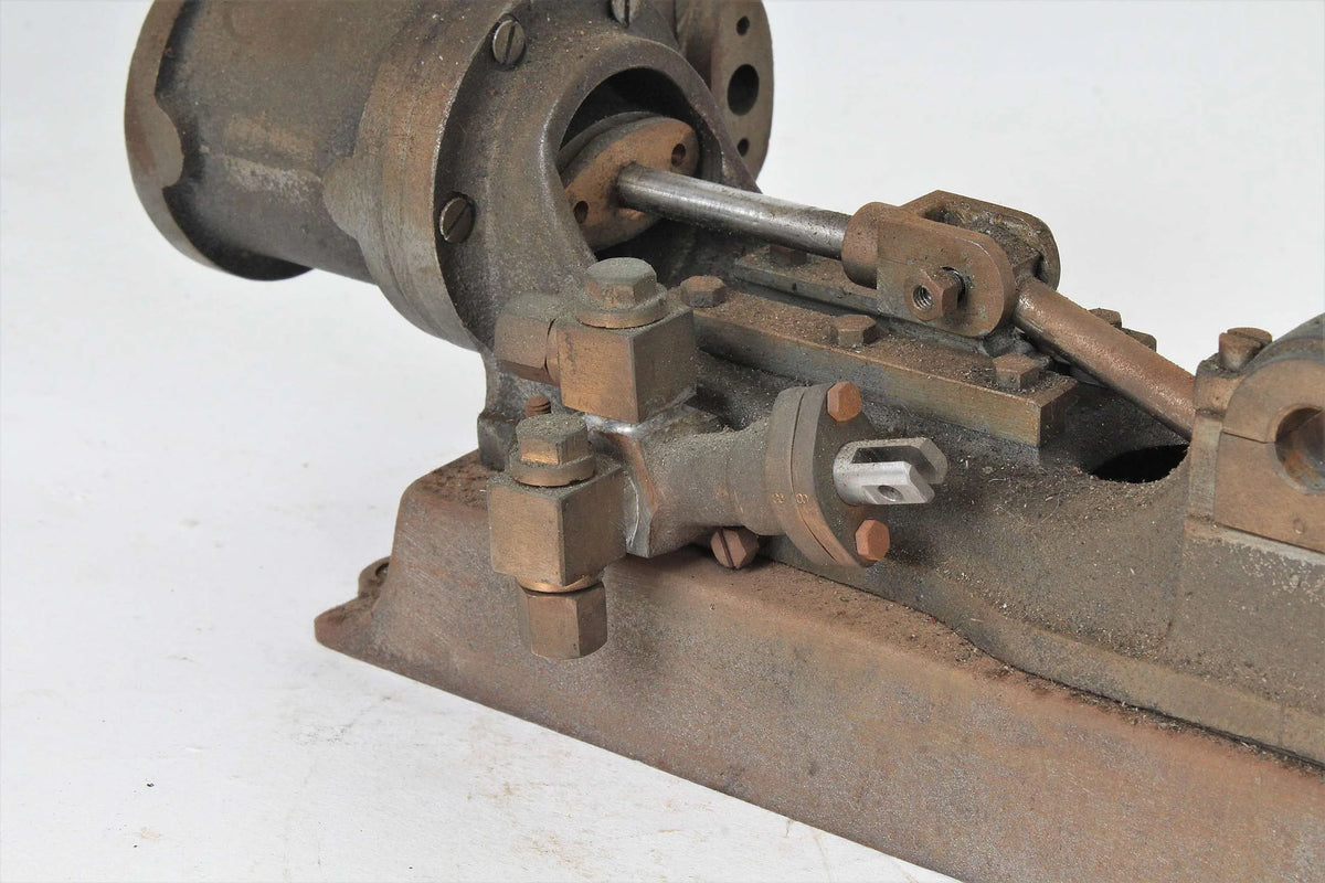 Part-built Stuart No.9 horizontal mill engine