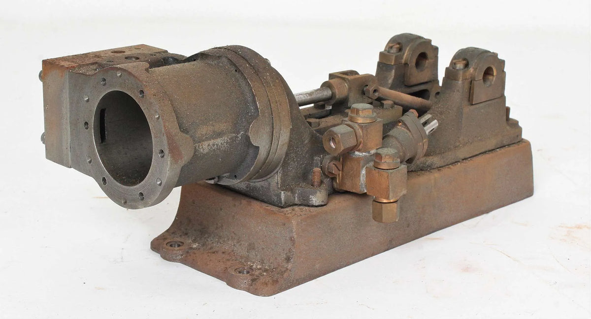 Part-built Stuart No.9 horizontal mill engine