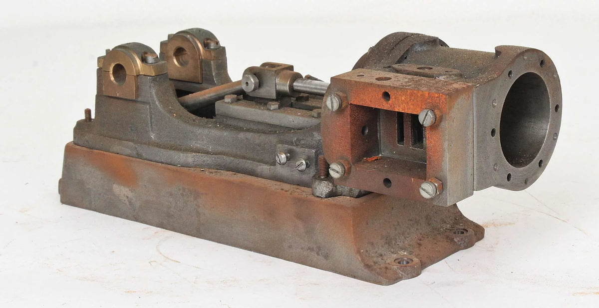Part-built Stuart No.9 horizontal mill engine