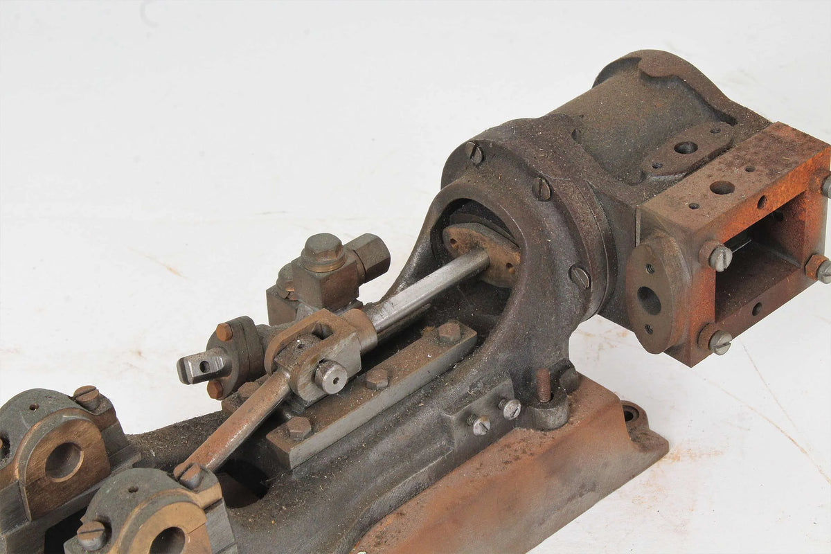 Part-built Stuart No.9 horizontal mill engine