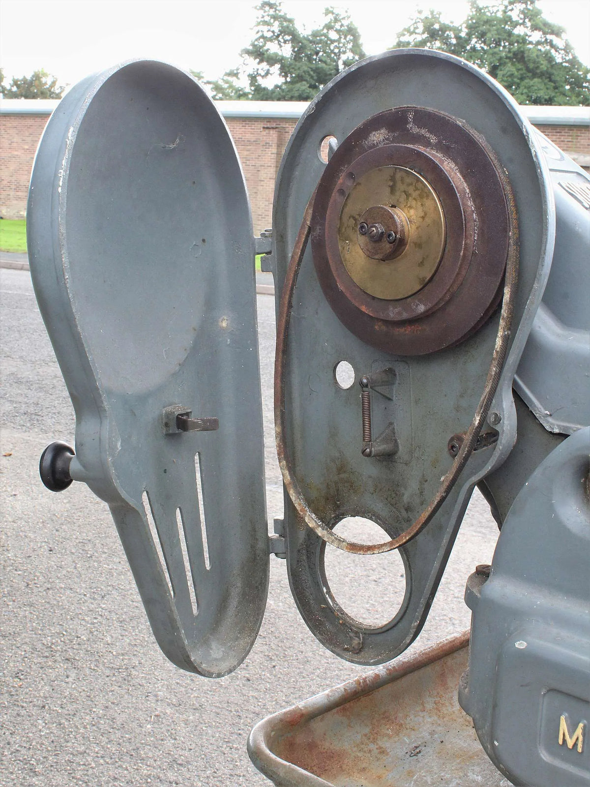 Long bed Myford Super 7B with industrial stand for restoration