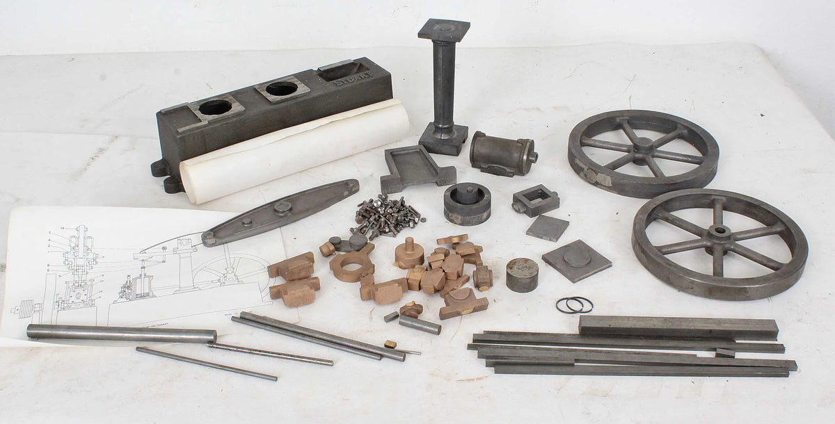 Stuart beam engine castings