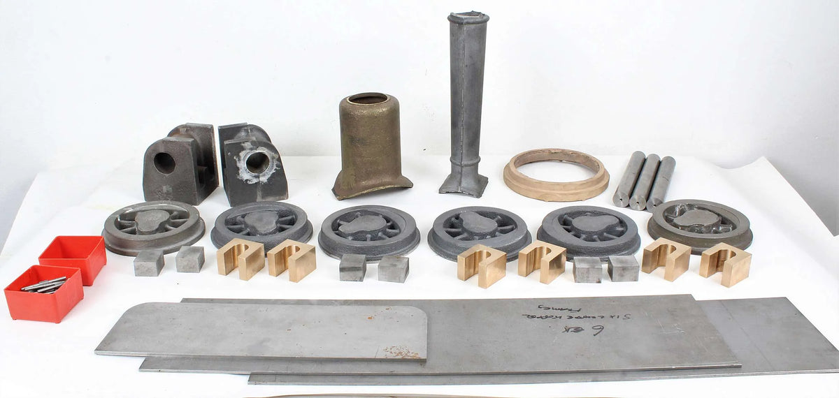 7 1/4 inch gauge "Koppel" 0-6-0 adhesion locomotive castings