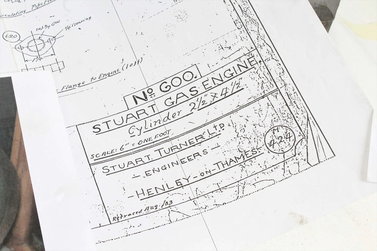 Stuart Turner 600 gas engine castings