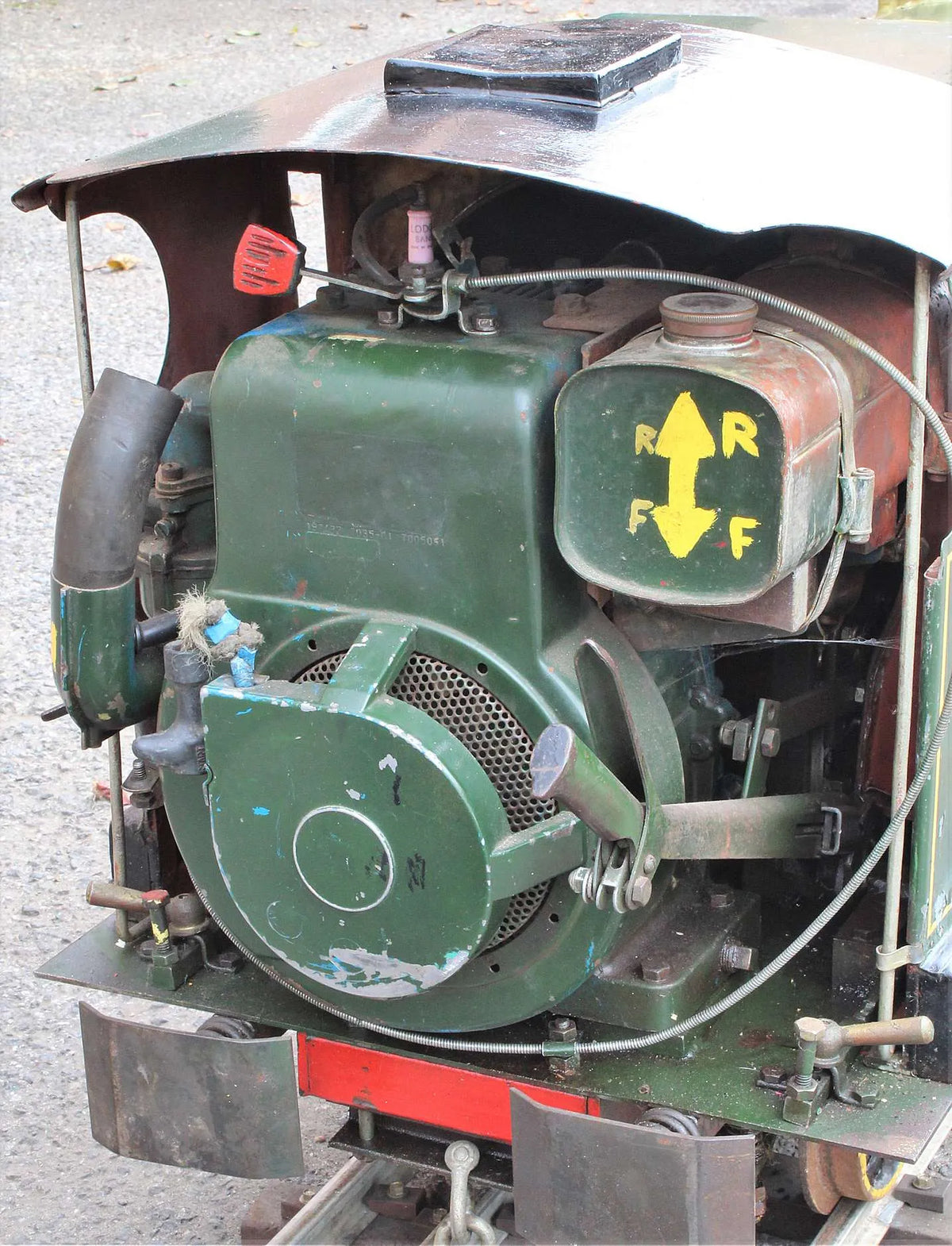 10 1/4 inch gauge steam outline Atlantic
