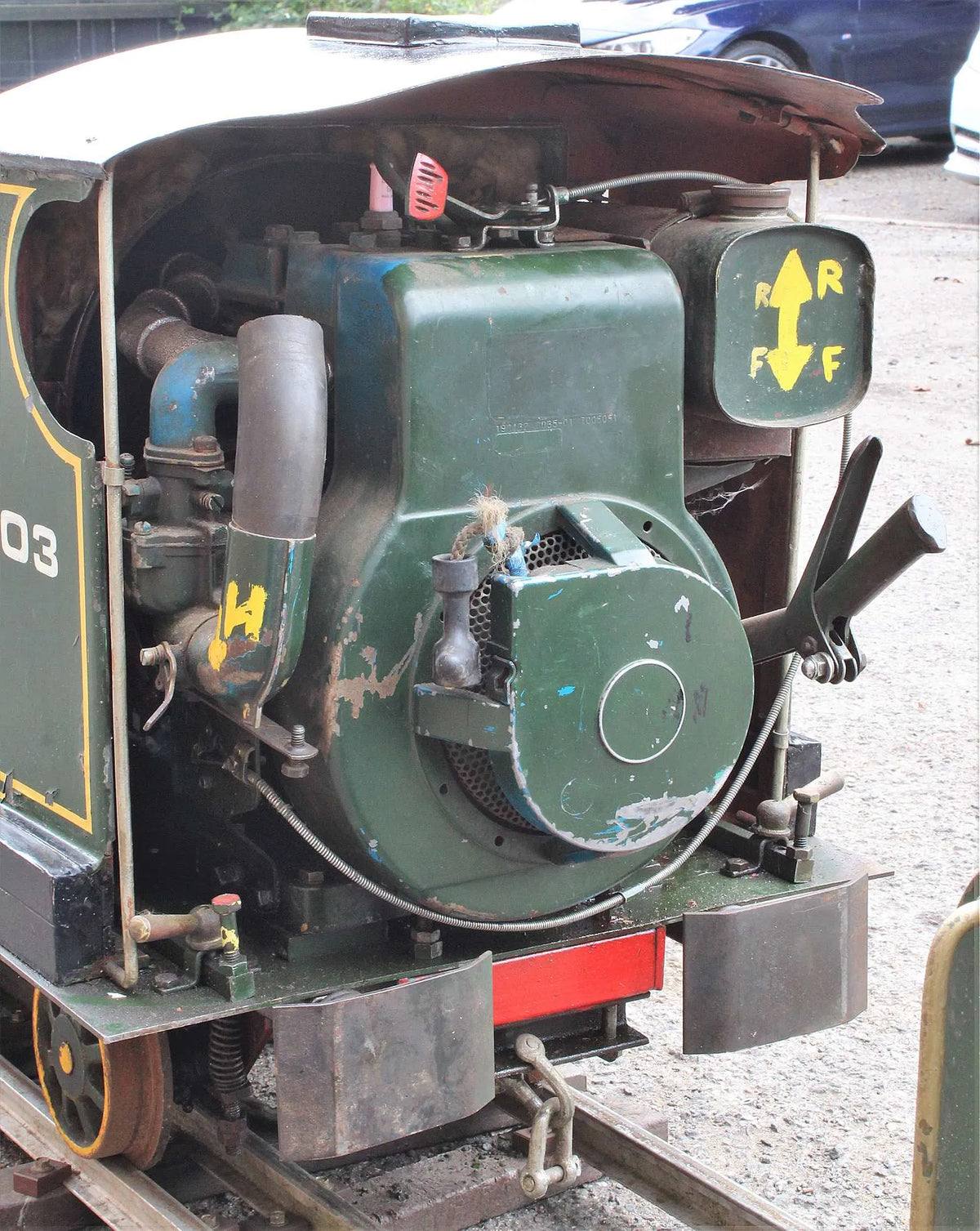 10 1/4 inch gauge steam outline Atlantic