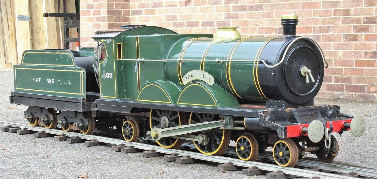 10 1/4 inch gauge steam outline Atlantic