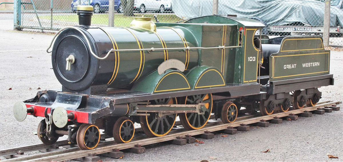 10 1/4 inch gauge steam outline Atlantic