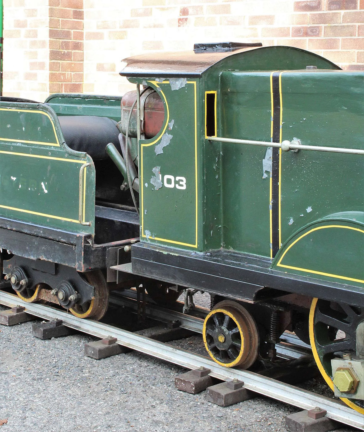 10 1/4 inch gauge steam outline Atlantic