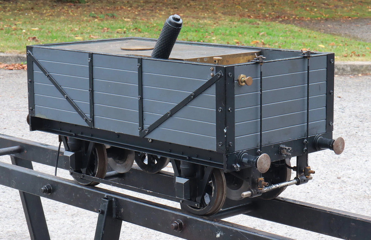 7 1/4 inch gauge braked driving truck