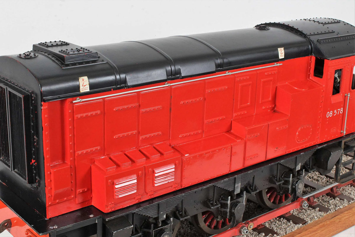 5 inch gauge Class 08 battery electric shunter