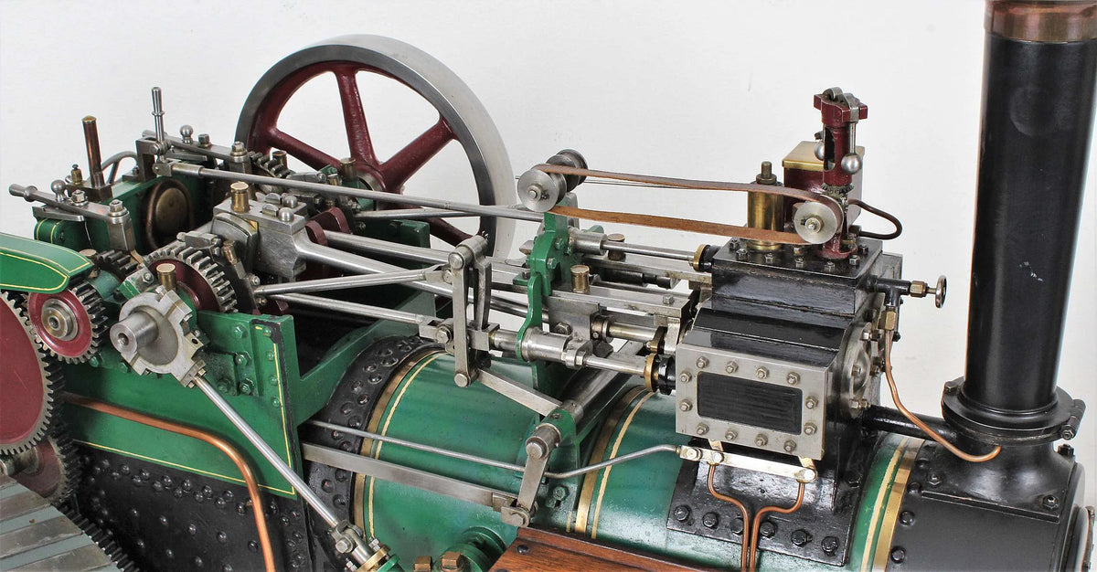 1 1/2 inch scale double crank agricultural engine