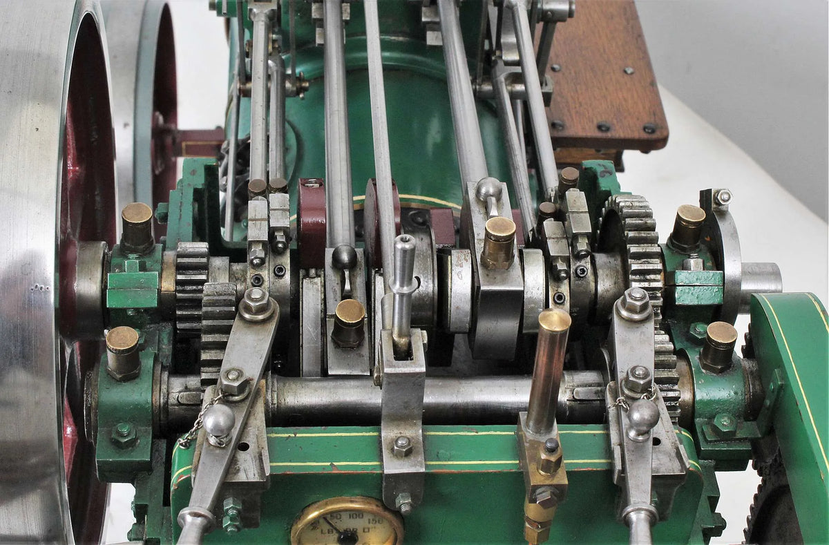 1 1/2 inch scale double crank agricultural engine