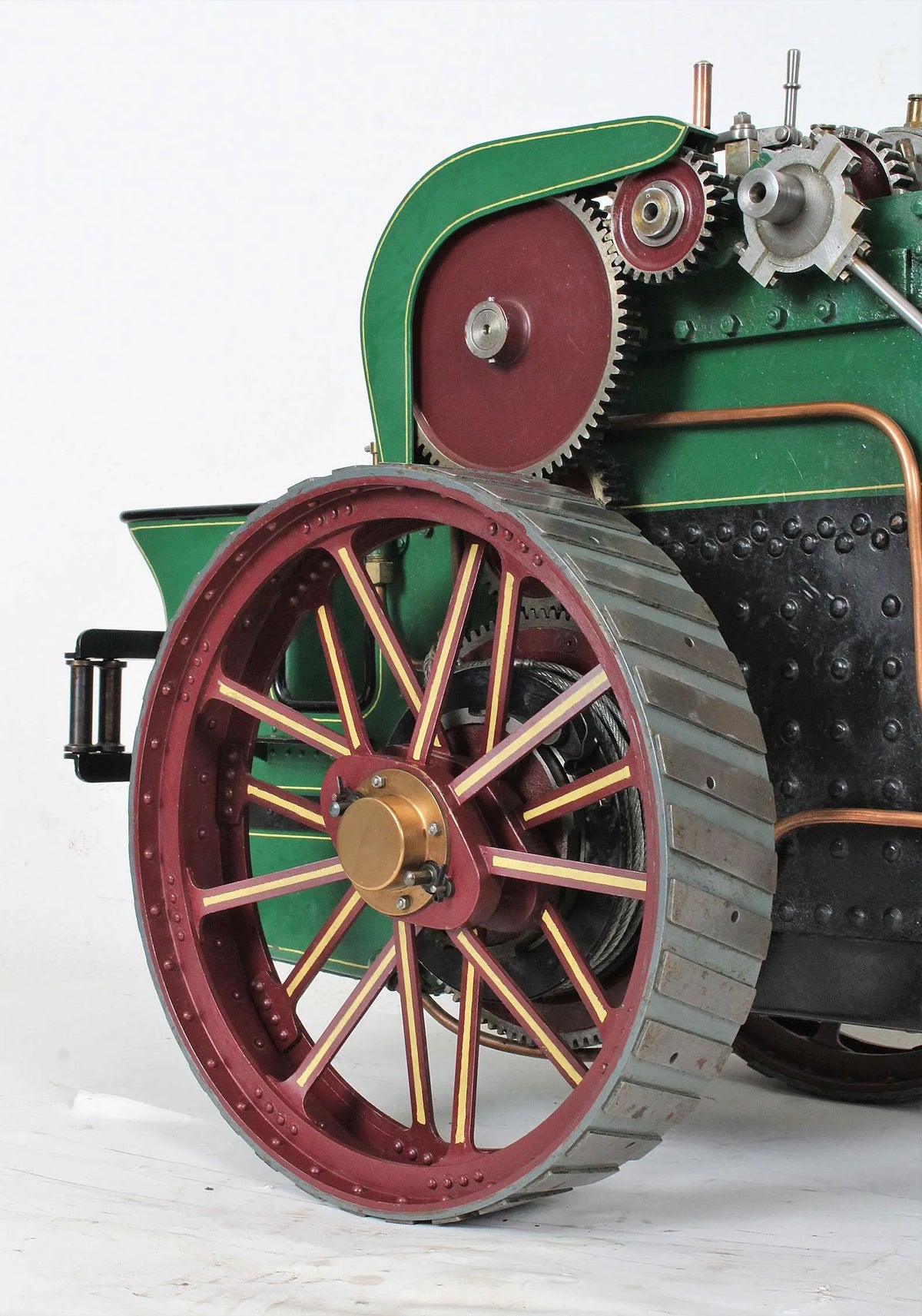 1 1/2 inch scale double crank agricultural engine