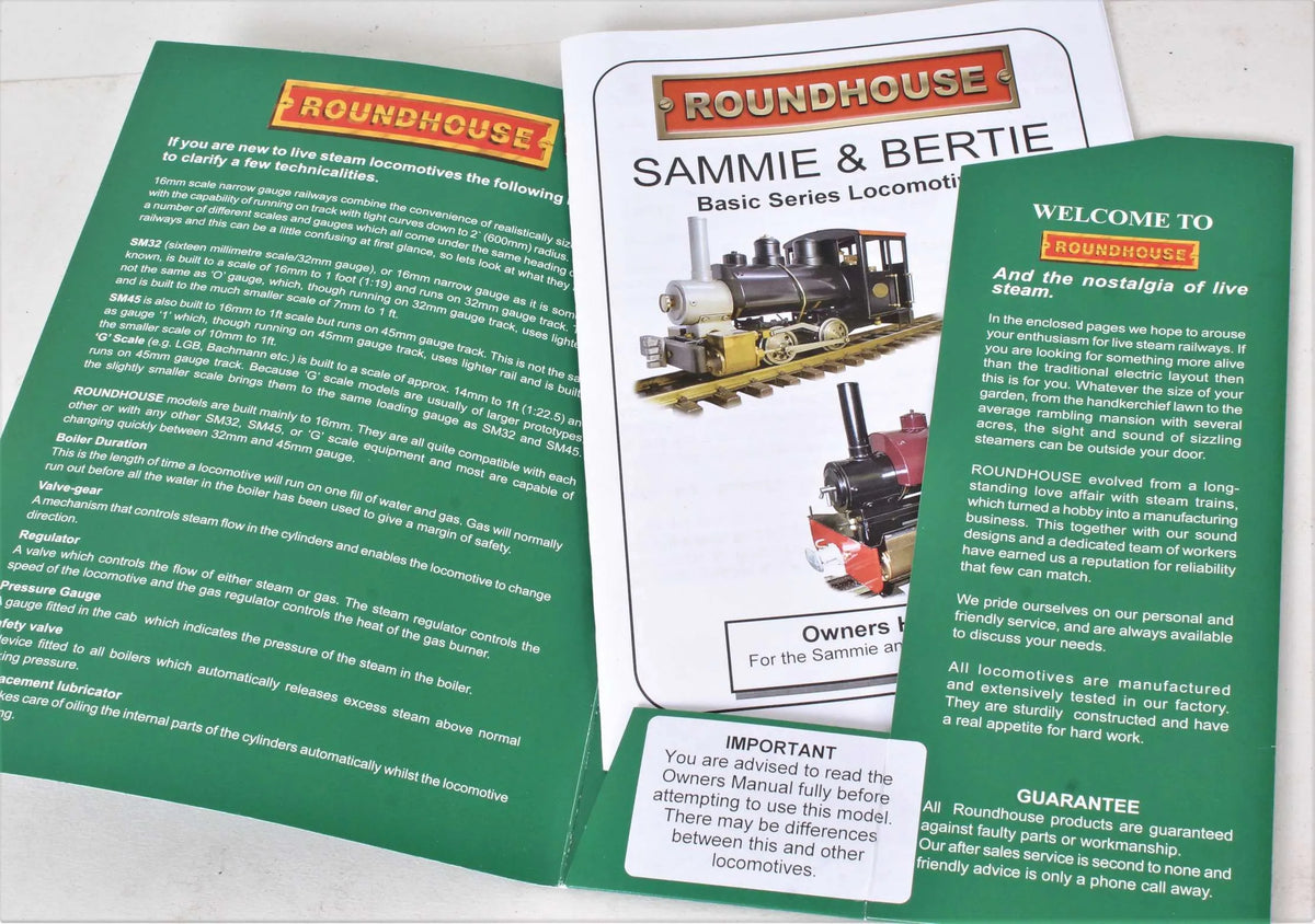 32mm gauge Roundhouse "Bertie" 0-4-0ST