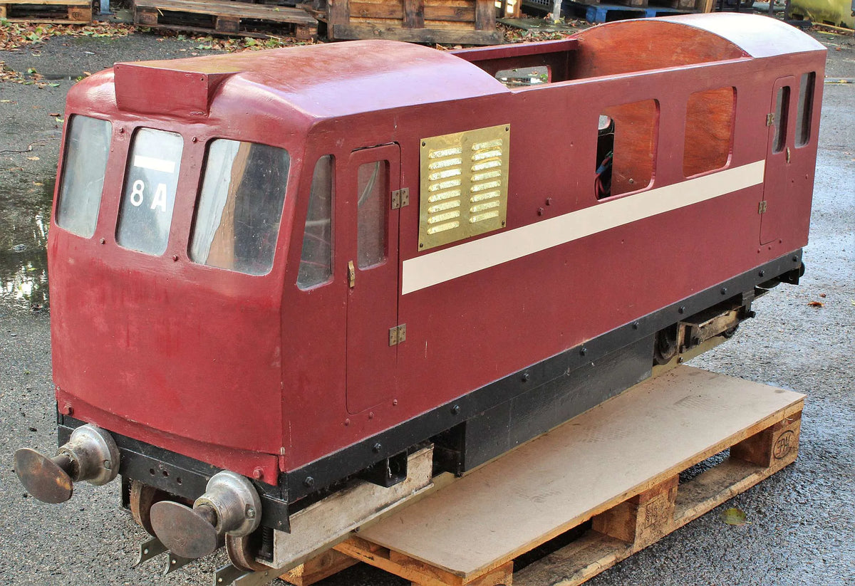 7 1/4 inch gauge sit-in battery-electric shunter