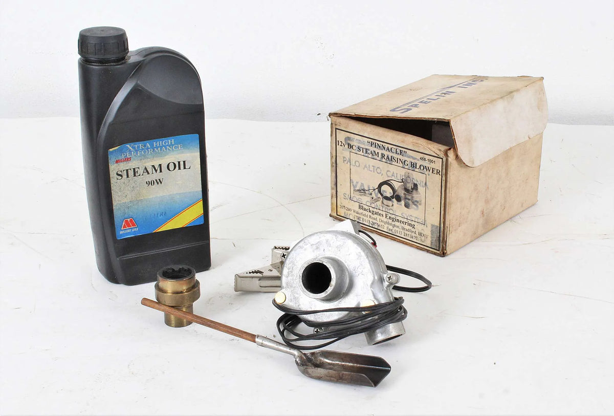 Blackgates steam raising blower with shovel & steam oil