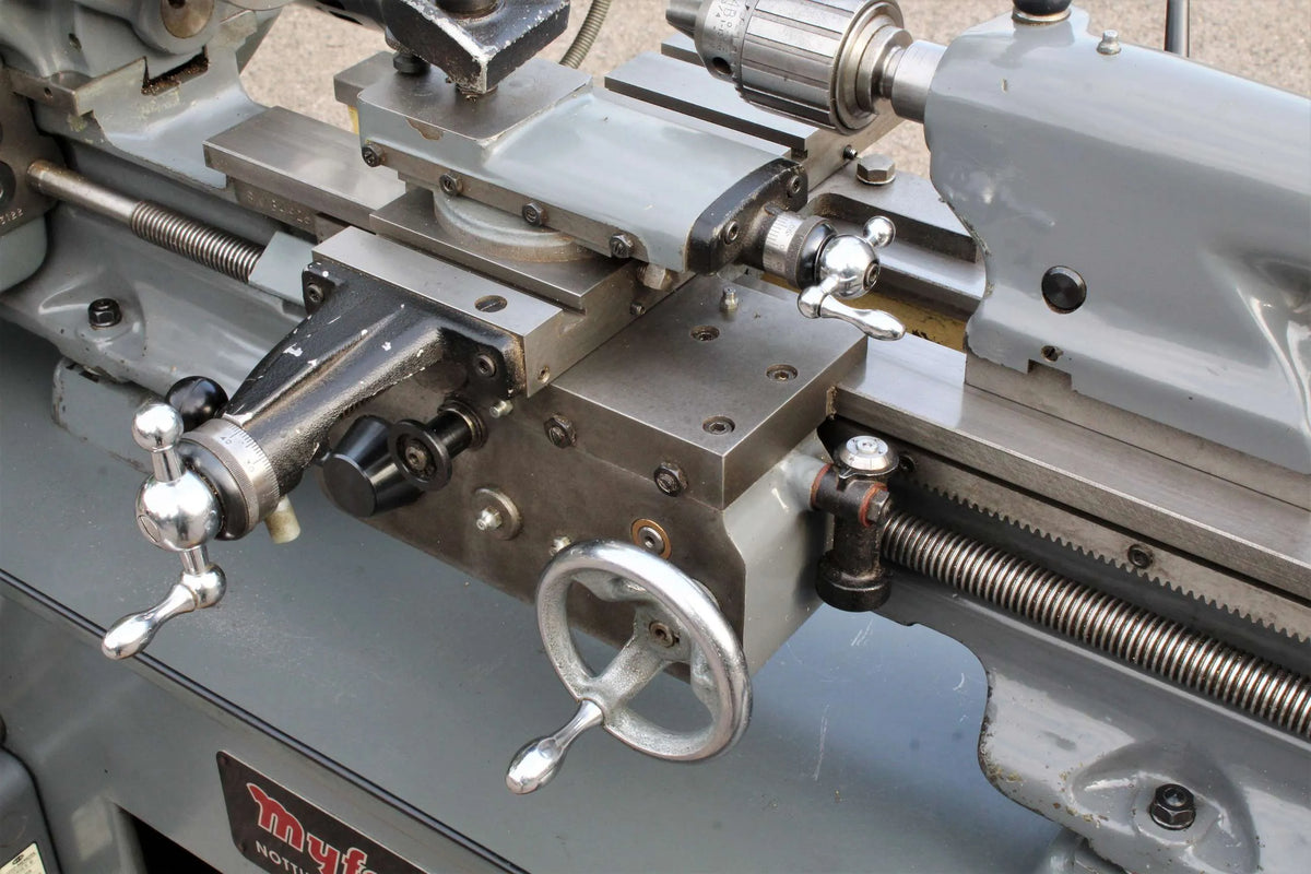 Myford Super 7B on cabinet stand