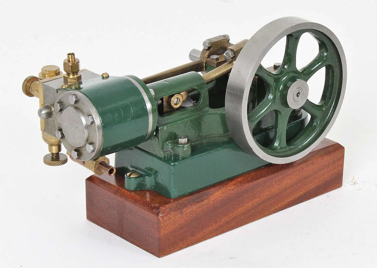 Stuart 10H horizontal engine with displacement lubricator