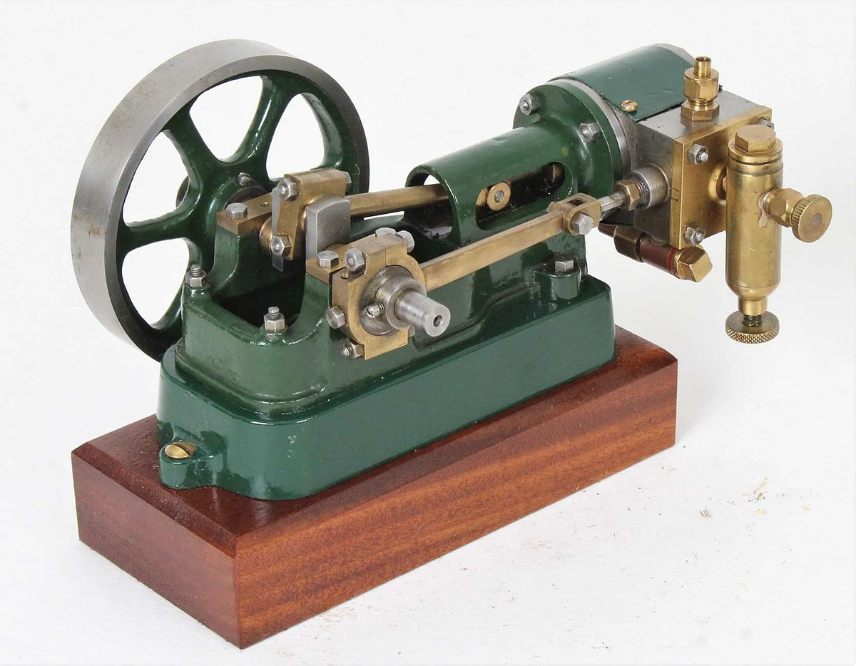 Stuart 10H horizontal engine with displacement lubricator