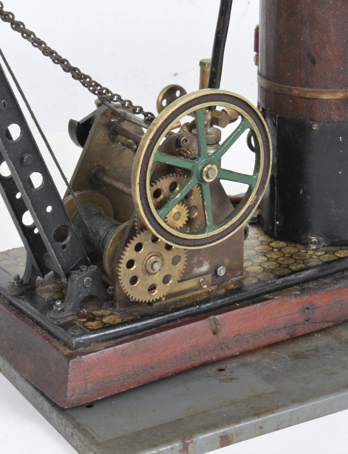 Vintage spirit-fired steam crane