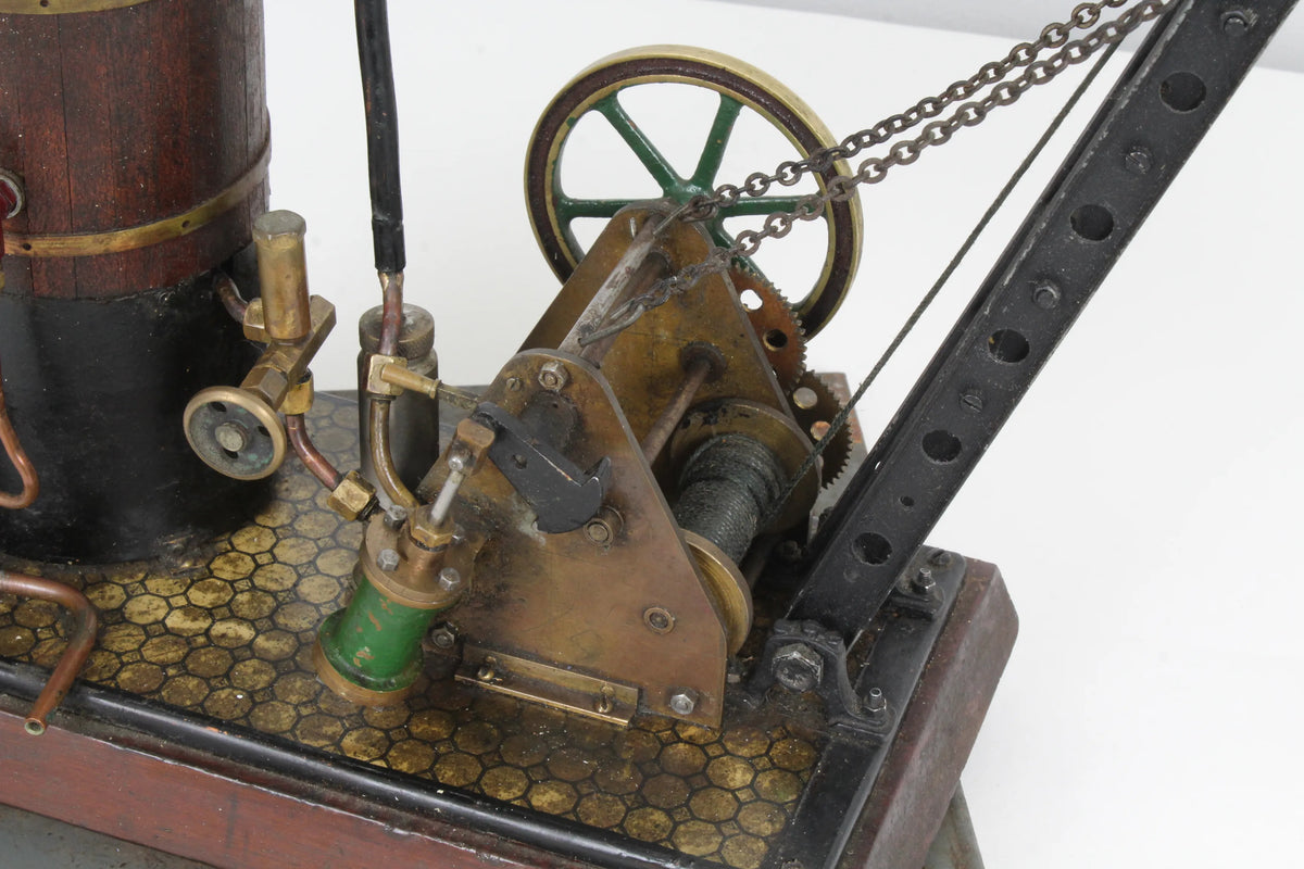 Vintage spirit-fired steam crane